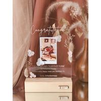Gambar PROMO KADO WISUDA BYNANA GIFT Akrilik A5 DRY FLOWERS WITH STANDING dari emmely olshop undefined 4 Tokopedia