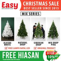 Gambar Pohon Natal 1 Meter 150 Cm 15 Meter 5 ft FEET Jarum Pinus CHRISTMAS dari lanitata store undefined 1 Tokopedia