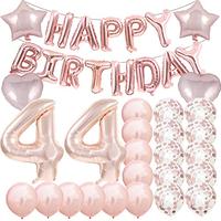Gambar Sweet 44th Birthday Decorations Party Supplies,Rose Gold Number 44 dari Home and Kitchen USA undefined 4 Tokopedia