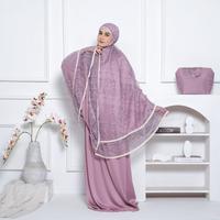 Gambar Mukena HURREM Roberto Cavali Mix Brukat Import Cantik Untuk Dewasa - BROKEN WHITE, JUMBO dari zamron izamrudin 83 undefined 4 Tokopedia