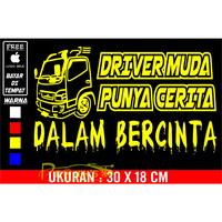 Gambar Stiker Tulisan Kata kata Driver Muda Punya Cerita dari dianatikastore undefined 1 Tokopedia