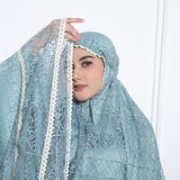 Gambar Mukena HURREM Roberto Cavali Mix Brukat Import Cantik Untuk Dewasa - BROKEN WHITE, JUMBO dari zamron izamrudin 83 undefined 2 Tokopedia