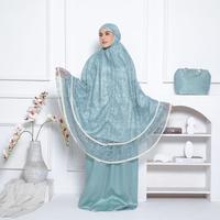 Gambar Mukena HURREM Roberto Cavali Mix Brukat Import Cantik Untuk Dewasa - BROKEN WHITE, JUMBO dari zamron izamrudin 83 undefined 1 Tokopedia