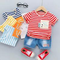 Gambar 100% new kaos babe salur 602 ebv setelan kemeja bayi laki-laki lengan dari nonobulan shop undefined 4 Tokopedia