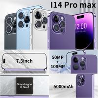 Gambar Smartphone i14 Pro Max RAM 12GB Android 12 Handphone Murah - Black, 64G dari 7-Grosir undefined 2 Tokopedia
