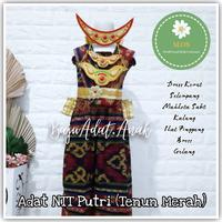 Gambar Baju Adat NTT Anak | Pakaian Tradisional NTT Flores - Set Cewek Ungu, L dari Arrablue undefined 5 Tokopedia