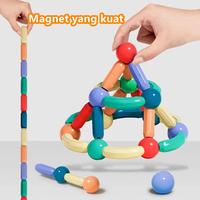 Gambar 【momo】cod 64/42/25pcs Set Diy Mainan Batang Blok Magnetik Building Bl dari abdul media undefined 3 Tokopedia
