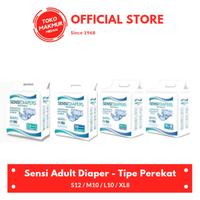 Gambar SENSI ADULT DIAPER S12 / M10 / L10 / XL8 - POPOK DEWASA TIPE PEREKAT - S12 dari Toko Makmur Bulan undefined 1 Tokopedia