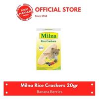 Gambar MILNA BISKUIT BAYI RICE CRACKERS 20GR - BANANA BERRIES dari Toko Makmur Bulan undefined 4 Tokopedia