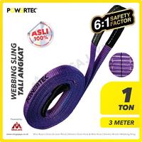 Gambar Webbing Sling Belt Tali Angkat 1 Ton x 3 Meter POWERTEC Double Ply dari poor65 undefined 5 Tokopedia