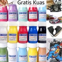 Gambar Cat Lukis Kain / Tekstil / Baju / Kaos / Sepatu / Gaun (Ecer) dari Sanias Paint undefined 1 Tokopedia