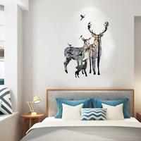 Gambar HM92009 SILUET HUTAN BURUNG DI RUSA 60X90 EFEK 3D WALLSTICKER STIKER dari bimasaktia undefined 4 Tokopedia