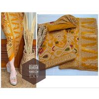 Gambar Set Setelan Kamen Bordir //Set Couple Kamen Saput Udeng Songket Bordir dari Haerman Shop undefined 4 Tokopedia