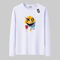 Gambar Baju Kaos Distro Smile Mood Lengan Panjang Print Quality - Putih, S dari ApitOlshoph undefined 1 Tokopedia