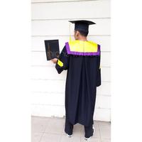 Gambar Toga Wisuda Ut Ungu Plus Map (1Paket) dari Rosnabeauty undefined 3 Tokopedia