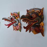 Gambar Hiasan Dinding Topeng Garuda 15Cm Kerajinan Ukiran Kayu Handmade Bali dari toko rendiiiiitok undefined 5 Tokopedia