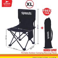 Gambar SPEEDS KURSI LIPAT OUTDOOR PORTABLE KURSI CAMPING FOLDING CHAIR GUNUNG dari Aulia smith undefined 4 Tokopedia
