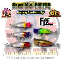 Gambar Super Mini Popper 5cm 5gr Fiz Lure Umpan Casting Mubyar Angler dari Xugag On undefined 1 Tokopedia