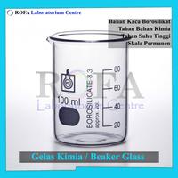 Gambar Gelas Kimia | Beaker Glass 100 mL dari ROFA Laboratorium Centre undefined 1 Tokopedia