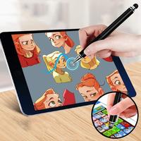 Gambar Pena Stylus Smartphone Tablet 2in1 Fine Point Capacitive Touch Pen Tab dari Jogja Premium Store undefined 2 Tokopedia