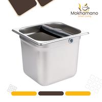 Gambar Muranee Stainless Knox Box Coffee Powder Box Ampas Kopi H10630- H10631 - 1/4 15 H10631 dari Mokhamano Coffee undefined 3 Tokopedia