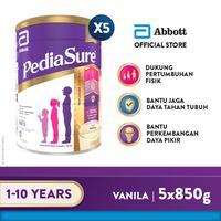 Gambar Pediasure Vanila 850 G (1-10Th) - Nutrisi Pertumbuhan - 5 Pcs dari aura nuansa undefined 1 Tokopedia