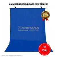 Gambar POJOK Kain Background Backdrop Latar Layar F Biru Benhur 1mx2.5m dari Pojok Nabila Dhop undefined 2 Tokopedia