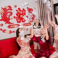 Gambar Premium !! (DC12) Set Decor Tempelan Shuang Xi Set Decor Sangjit Bahan dari Gatherquee undefined 4 Tokopedia