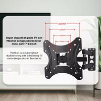 Gambar Sugoi Bracket Tv Swifel 14 17 19 20 22 24 27 32 40 Inch Universal dari jelenop undefined 2 Tokopedia