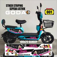 Gambar Stiker Striping Sepeda Listrik Goda Variasi Ars001 Mouse Doff/Glossy dari Koko Shop18 undefined 1 Tokopedia