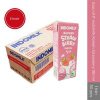 Gambar Susu UHT Indomilk Korean Strawberry 1 ktn 30pcs Susu Kemasan dari 7-Grosir undefined 1 Tokopedia
