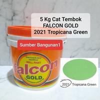 Gambar Cat Falcon Gold 2021 tropicana green hijau muda daun dinding tembok dari ganesangita undefined 1 Tokopedia