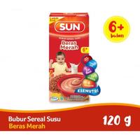 Gambar Sun Bubur Sereal Susu Beras Merah 120 gr Box @ 1 Pcs Sun Bayi 6 Bulan dari Halo, yuramaka2 undefined 1 Tokopedia