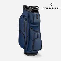 Gambar VESSEL Lux Pro Cart Bag Golf Pebbled Navy - Tas Golf Set Stick Original Lightweight Waterproof - 7-Way dari Garasi Golf Store undefined 2 Tokopedia