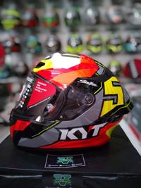 Gambar ANDREAGAR HELM KYT TT COURSE FLUX JAUME MASIA FULL FACE LIMITID dari andreagar store undefined 2 Tokopedia