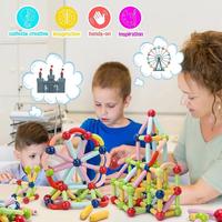Gambar Magnetic Construction Set Building Blocks Montessori Educational dari Andoer Select undefined 3 Tokopedia