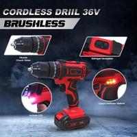 Gambar Bor Tangan 36v Drill Bor Baterai Cordless Yukido Power Tool 13mm 36V dari roni0103957 undefined 3 Tokopedia