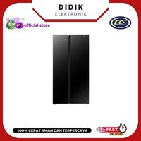 Gambar HISENSE RS680SN4IBU Kulkas Side by Side Inverter Black Glass Door dari Didik Elektronik Store undefined 1 Tokopedia