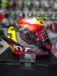 Gambar ANDREAGAR HELM KYT TT COURSE FLUX JAUME MASIA FULL FACE LIMITID dari andreagar store undefined 3 Tokopedia