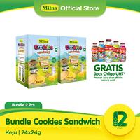 Gambar Buy 2 Milna Cookies Sandwich Keju Free Chilgo Uht (3pcs) dari Diverse Delights Depot undefined 1 Tokopedia