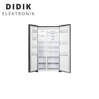 Gambar HISENSE RS680SN4IBU Kulkas Side by Side Inverter Black Glass Door dari Didik Elektronik Store undefined 5 Tokopedia