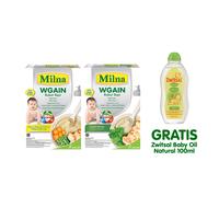 Gambar Bundle Twinpack Milna Wgain 6+ Free Zwitsal Baby Oil Natural 100ml dari Diverse Delights Depot undefined 2 Tokopedia