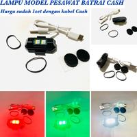 Gambar ready stock Lampu Led Rgb 3warna Kedip Lampu Model Pesawat Variasi Mot dari EmpingMlinjo_NEW undefined 3 Tokopedia