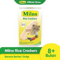Gambar Milna Rice Crackers Biskuit Bayi Banana Berries 20 G dari Diverse Delights Depot undefined 1 Tokopedia