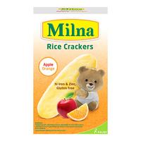 Gambar Milna Rice Crackers Biskuit Bayi Apple Orange 20 G dari Diverse Delights Depot undefined 1 Tokopedia
