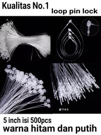 Gambar LOCK PINS HITAM/PUTIH LOOP PINS 5 INCH ISI 500PCS dari Postrescia undefined 1 Tokopedia