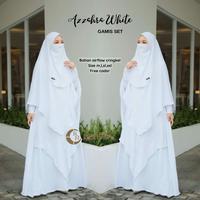 Gambar GAMIS SYARI UMROH / HAJI SYARI AZZAHRA WHITE Size M,L,XL,XXL ORIGINAL dari RAMDANI GAMIS 73 undefined 1 Tokopedia