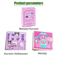 Gambar Buku Quite Book DIY Tempel Kuromi Melody Cinamoroll Mainan Edukasi dari daigohie shop undefined 2 Tokopedia