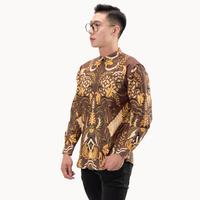 Gambar Jane Frey Clothing 8186 Kemeja Panjang Batik Premium Pria M-XL - D Brown Darel, M dari Jane Frey Clothing undefined 3 Tokopedia