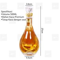 Gambar Botol Kaca Kemasan Premium Decanter 500ML dari Mitra Fashion Tanah Abang undefined 5 Tokopedia